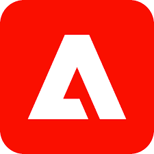 Logo of a Adobe